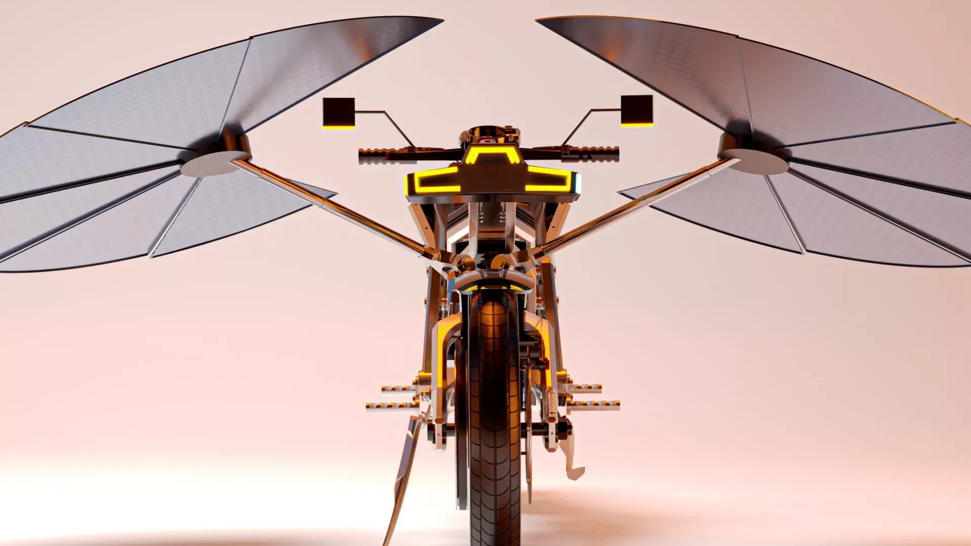 MASK Architects представила концепт солнечного мотоцикла Solaris