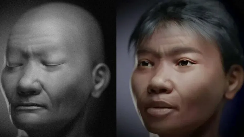 Ученые реконструировали лицо человека возрастом примерно 9600 лет