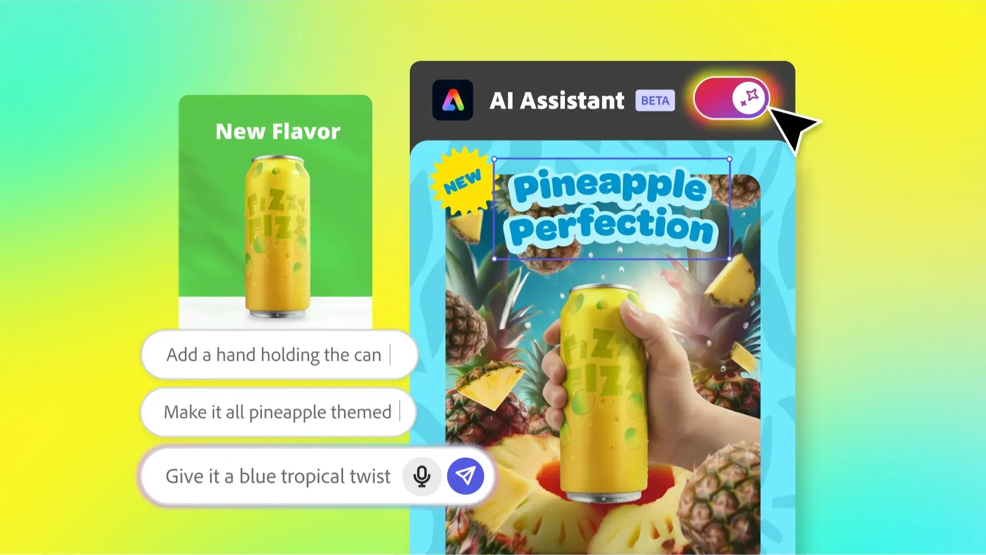 В Adobe Express появился режим генерации изображений по текстовым подсказкам