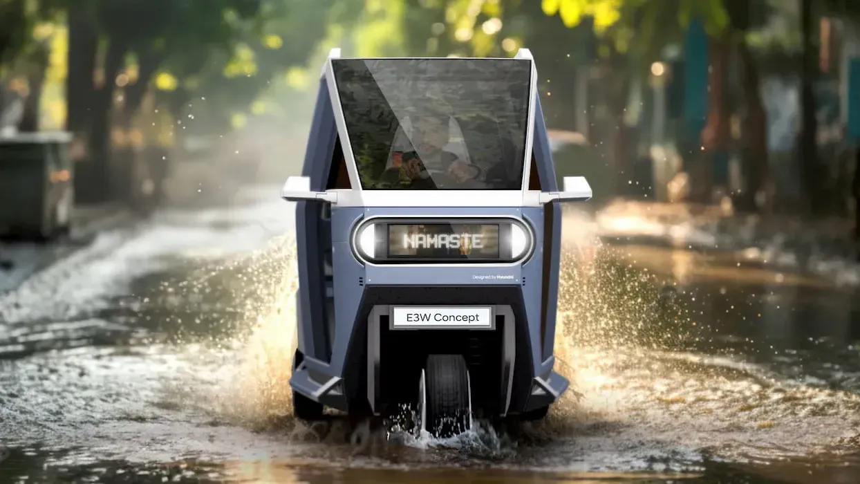 Hyundai показала концепты мини-электромобилей E3W и E4W