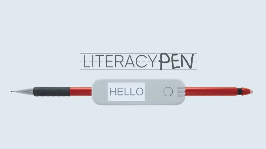 Ручка Literacy Pen помогает неграмотным людям в обучении письму и чтению