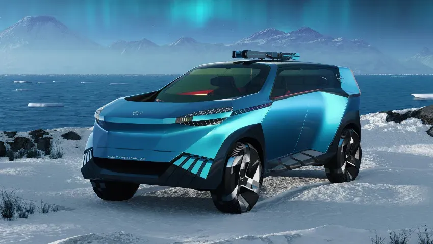 Nissan Motor представил концепцию электромобиля-горнолыжника Hyper Adventure EV