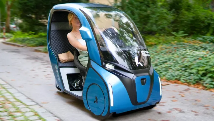 Электрический мини-автомобиль Hopper Pedal может стать будущим городской мобильности