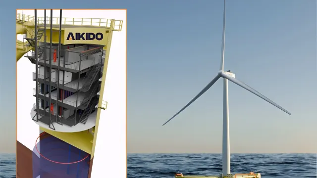 Стартап Aikido предложил размещать дата-центры в морских ветряных турбинах
