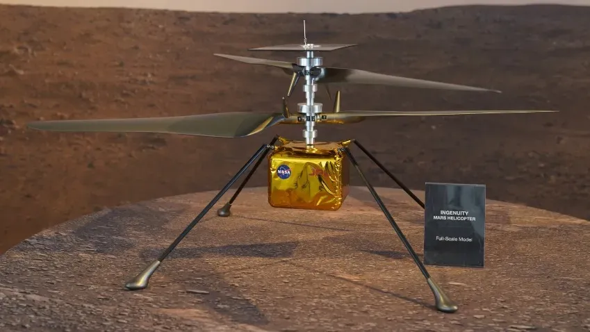 Вертолет Ingenuity восстановил связь после исчезновения на Марсе