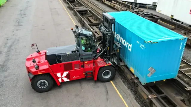 Kalmar представила электрический погрузчик грузоподъемностью 18 тонн