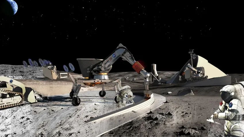 NASA готовит к запуску буровую установку на Луне для добычи полезных ископаемых