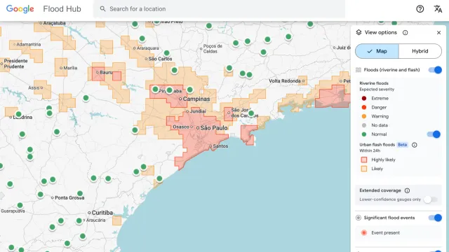 Google представила AI для прогнозирования внезапных наводнений в 150 странах
