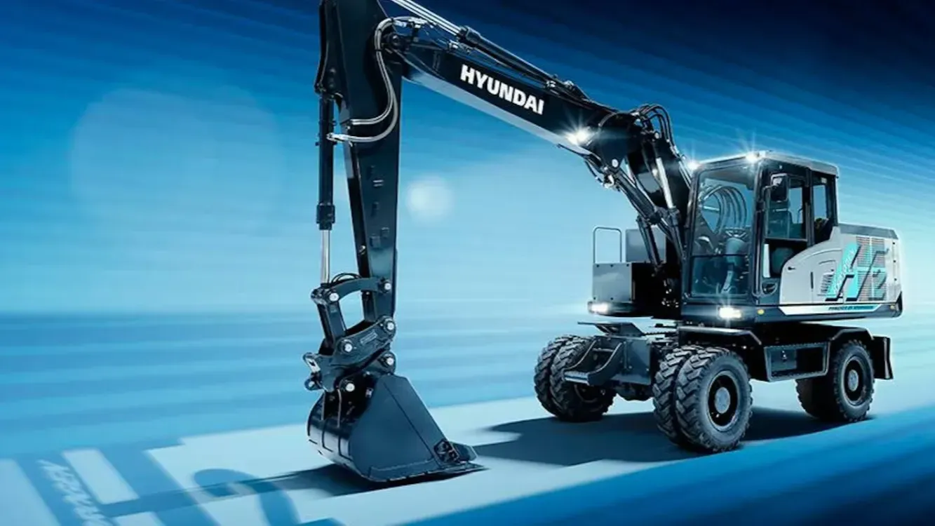 HD Hyundai представит водородный экскаватор HW155H на выставке Bauma 2025