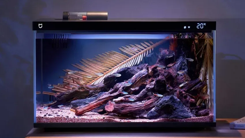 Xiaomi выпустила аквариум Mijia с возможностью удалённого кормления рыб