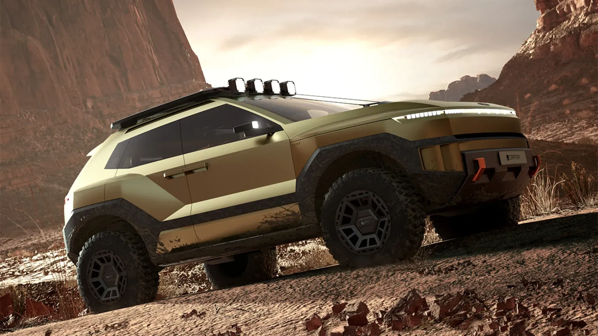 Новый концепт Hyundai Crater выглядит как автомобиль для другой планеты