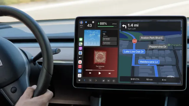 Tesla тестирует интеграцию Apple CarPlay в свои электромобили