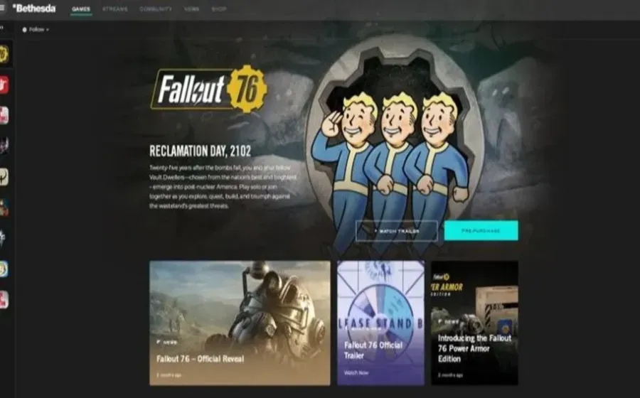 Bethesda вернёт свои старые игры в Steam в апреле