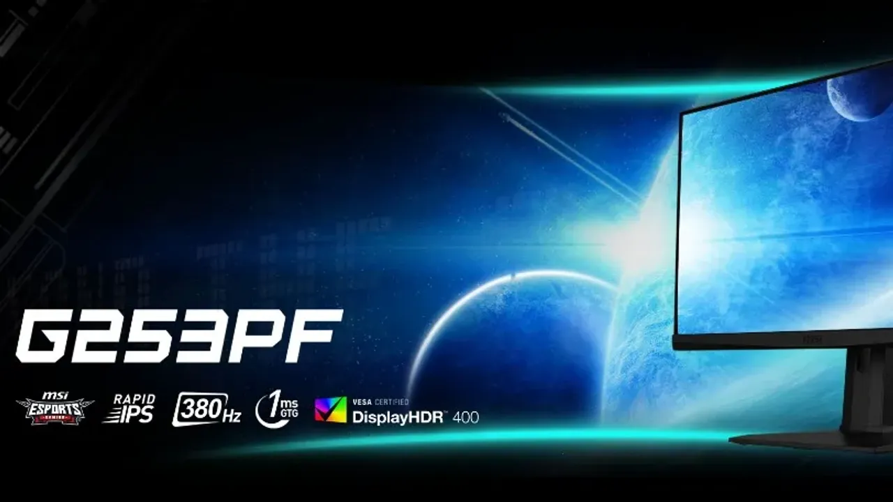 Представлен 380-Гц монитор MSI G253PF