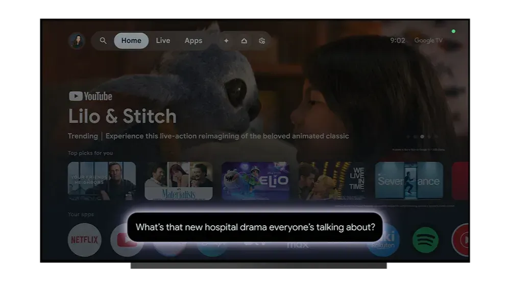 Google Gemini поможет пользователям выбирать фильмы и сериалы на TV