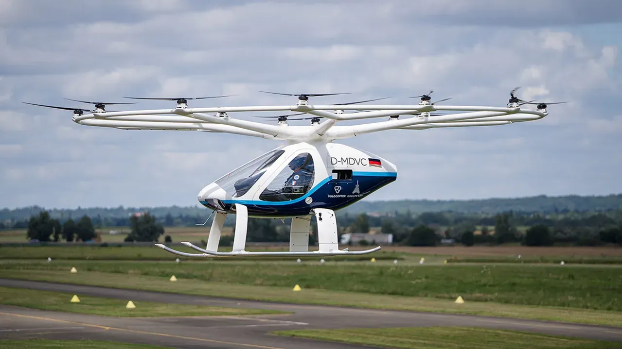 Аэротакси компании Volocopter успешно завершило публичные испытания в Париже