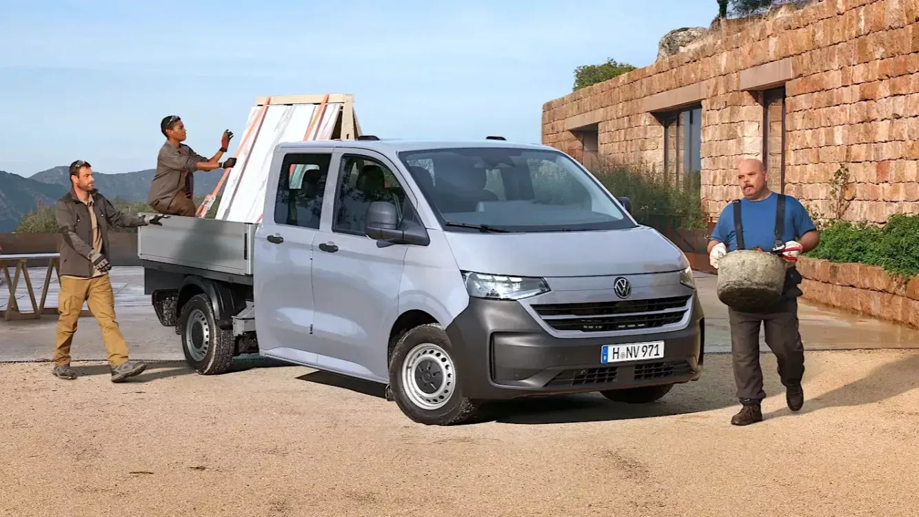 Volkswagen показал электрический пикап e-Transporter DoKa