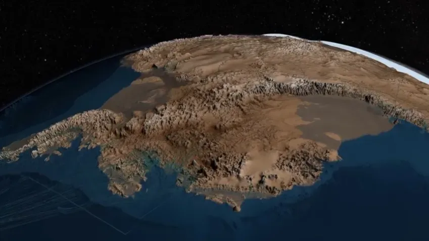 Gismeteo: учёные показали Антарктиду без льда