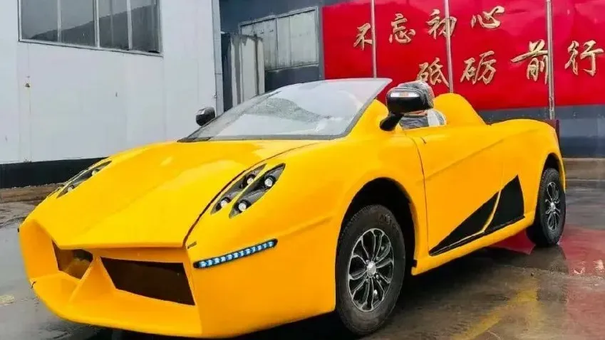 Китайский электрический спорткар удивил пользователей Сети