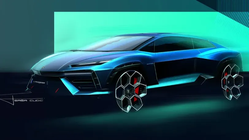 Lamborghini представил концепт-кар Lanzador на Неделе автомобилей в Монтерее