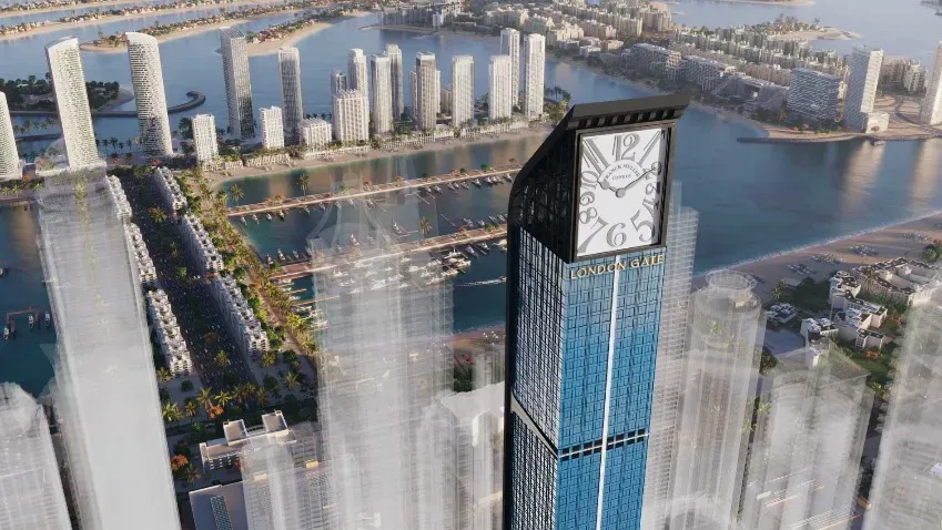 В Дубае появится 450-метровый жилой небоскреб с часами 40х30 метров