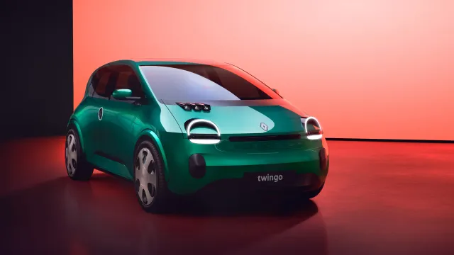 Renault представляет электрокар Twingo E-Tech с подмигивающими фарами