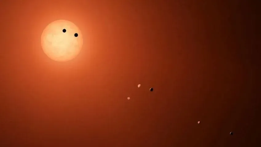 Экзопланеты в системе TRAPPIST-1 нагреваются из-за солнечных вспышек и могут стать пригодными...
