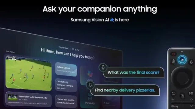 Samsung представила ИИ Vision AI Companion для телевизоров 2025 года Samsung представила ИИ Vision AI Companion для телевизоров 2025 года