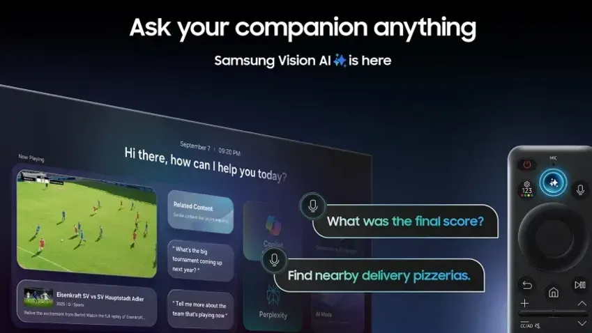 Samsung представила ИИ Vision AI Companion для телевизоров 2025 года