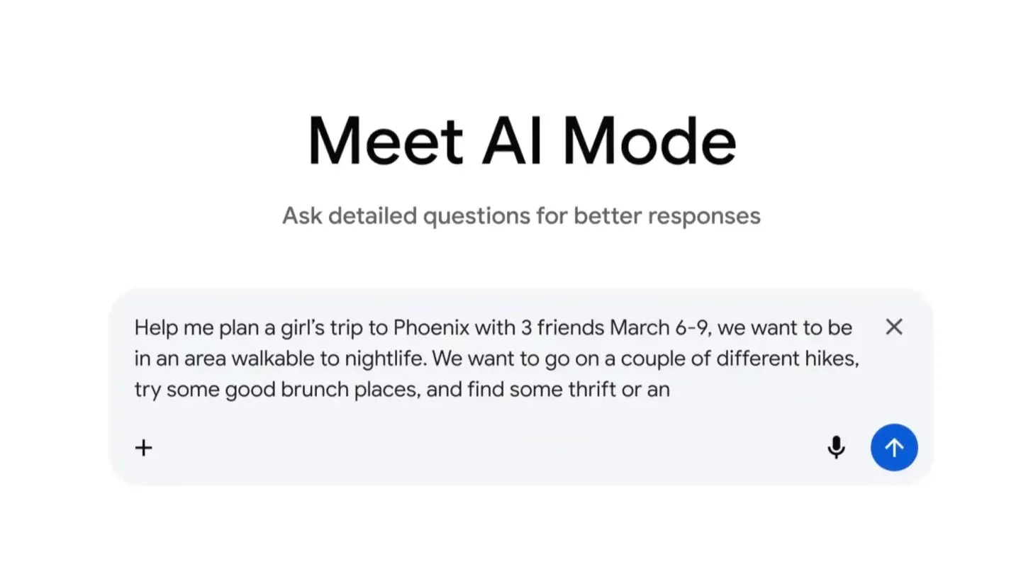 Google превращает поиск в умного агентa для планирования путешествий