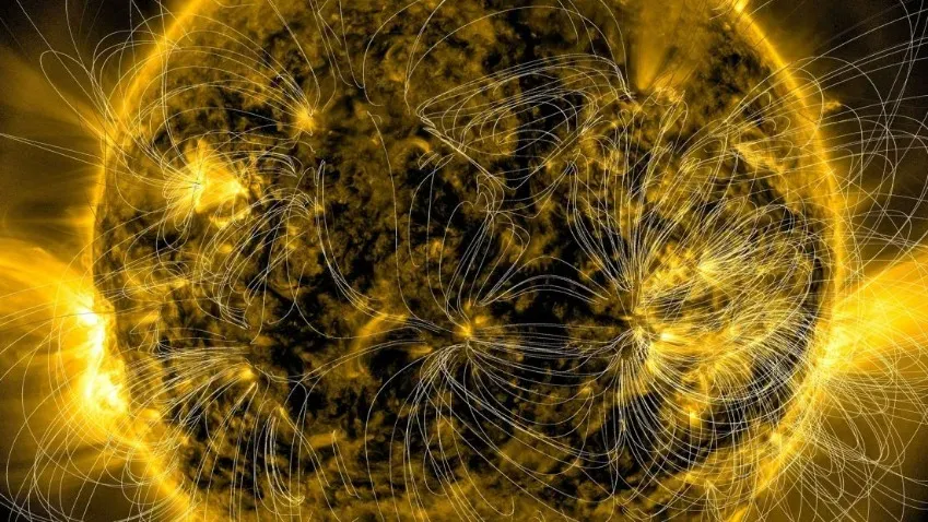 НАСА: учёные создали покадровое изображение изменения магнитного поля Солнца