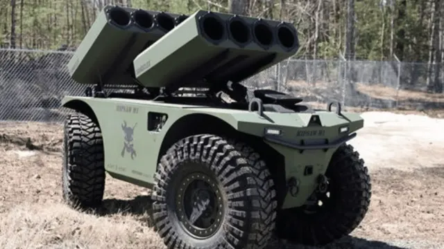 Textron представила наземного робота Ripsaw M1 для морской пехоты США