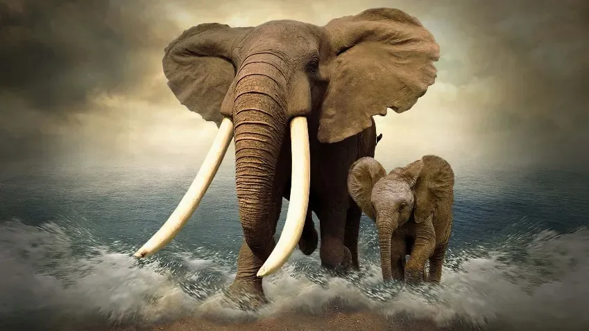 PNAS: Учёные обнаружили у слонов схожесть с домашними животными