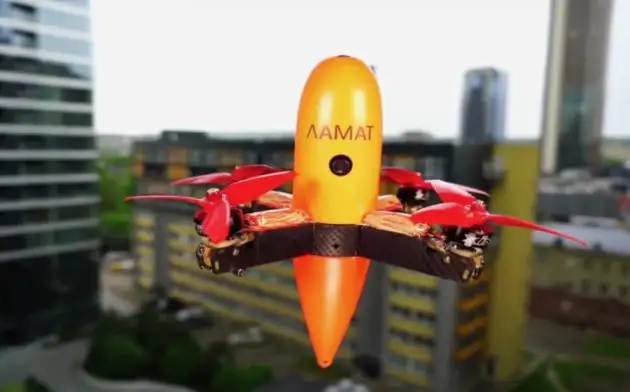 Drone Interceptor разработан для отлавливания дронов в воздухе