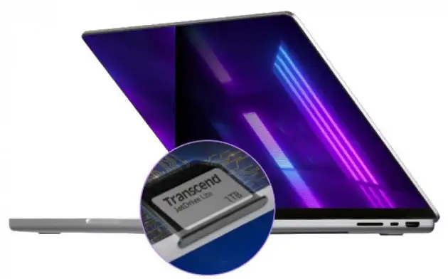 Карта памяти JetDrive Lite 330 от Transcend позволит увеличить память MacBook Pro на 1 Тб