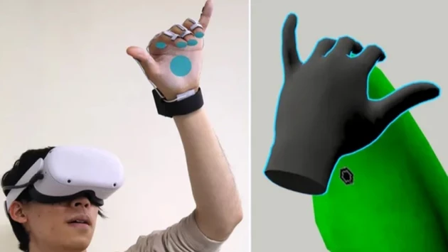 Система виртуальной реальности создает ощущение касания пальцами без аппаратного обеспечения