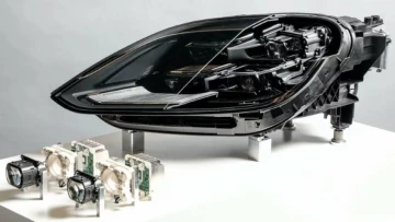 Porsche создали новую технологию освещения с использованием 16 000 светодиодов