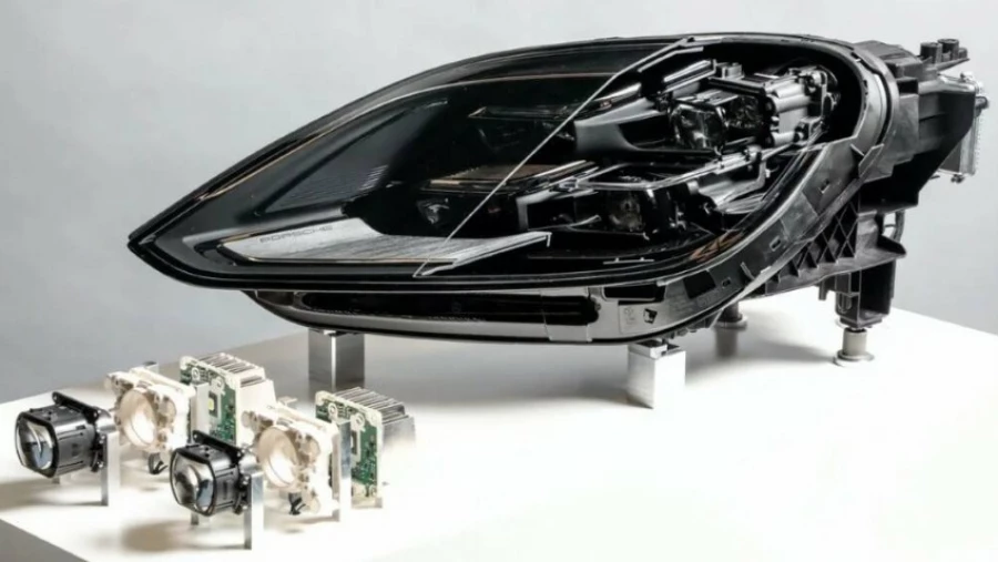 Porsche создали новую технологию освещения с использованием 16 000 светодиодов