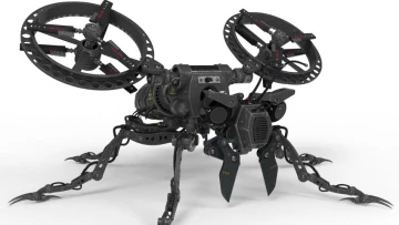 Японцы создали робота, который трансформируется из паука в дрона и управляет всеми конечностями