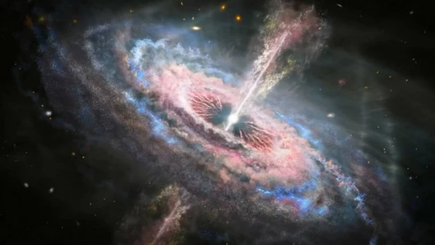 Астрономы заполучили изображение квазара в 7,5 миллиардах световых лет от Земли