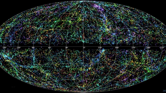 Создана самая подробная карта распределения материи во Вселенной