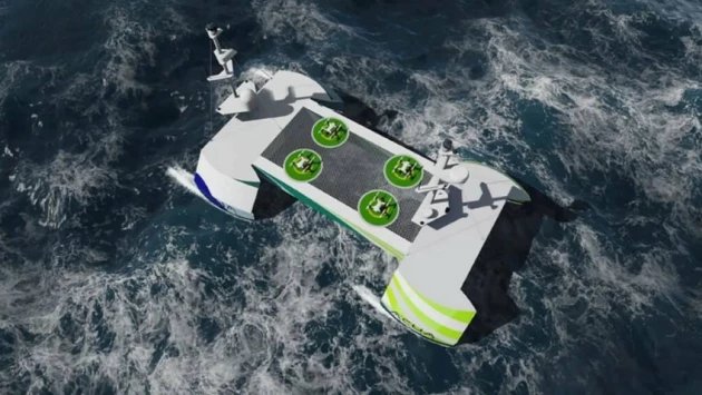 Автономное судно, работающее на водороде, могло бы помочь обезуглероживать морской транспорт