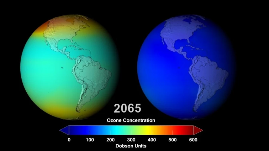 В ООН считают, что озоновая дыра над Антарктидой будет полностью устранена к 2066 году