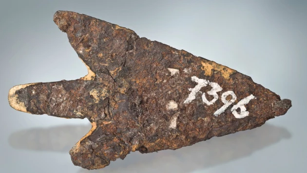 JAS: Обнаружен железный наконечник стрелы эпохи бронзы, сделанный из метеорита