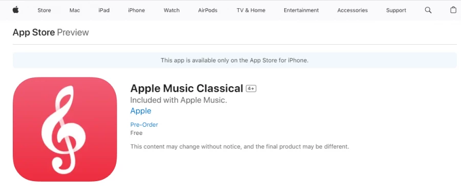 Классика в кармане: новое приложение от Apple для любителей классической музыки