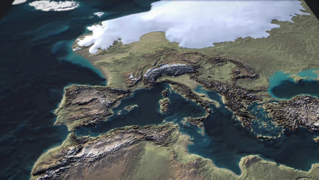 В ледниковый период древние европейцы бежали от снега и льда в безопасные места