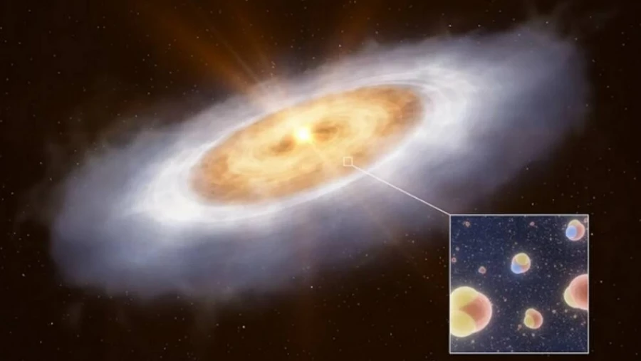 ESO: ученые прослеживают образование воды в далекой протозвезде