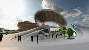 Архитекторы из Zaha Hadid Architects представили проект виртуального города Либерленд