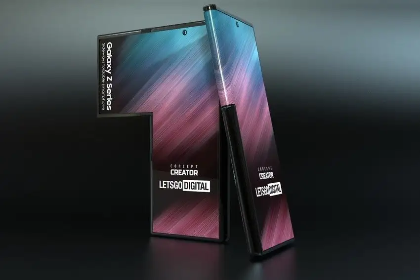 Samsung запатентовал смартфон с откидным дисплеем