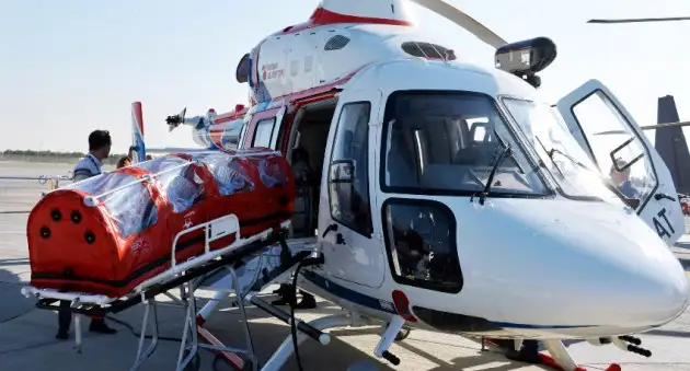 В Ростехе заявили о старте серийного производства двигателей для вертолета "Ансат"